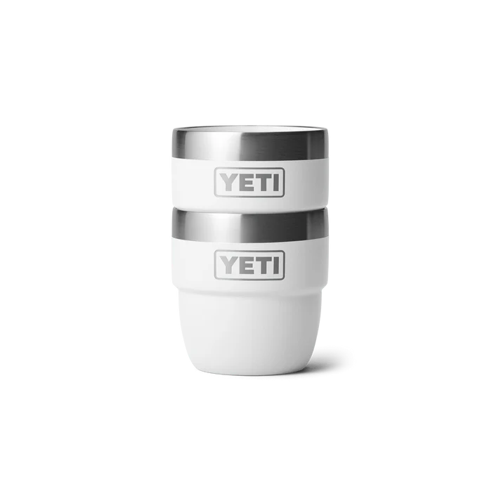 Ensemble de 2 tasses à expresso Rambler® YETI 118 ml (4 oz) blanches