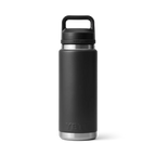 Yeti Rambler 26 oz Trinkflasche in Schwarz mit Chug Cap und Tragegriff aus Edelstahl