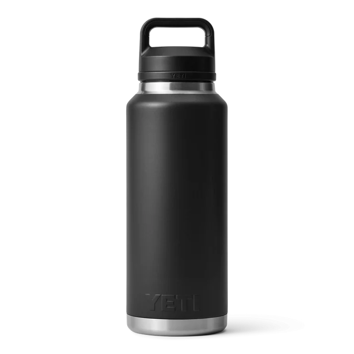 Bouteille isotherme YETI Rambler® 1,3 L (46 oz) noire – Très grande bouteille avec bouchon à large ouverture