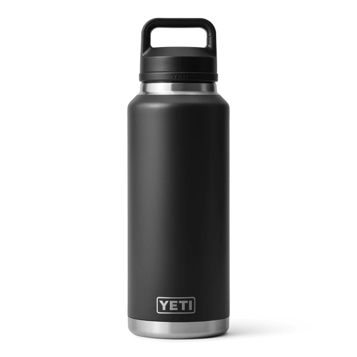 Bouteille isotherme YETI Rambler® 1,3 L (46 oz) noire – Très grande bouteille avec bouchon à large ouverture
