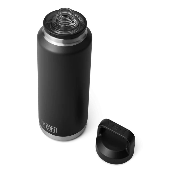 Bouteille isotherme YETI Rambler® 1,3 L (46 oz) noire – Très grande bouteille avec bouchon à large ouverture
