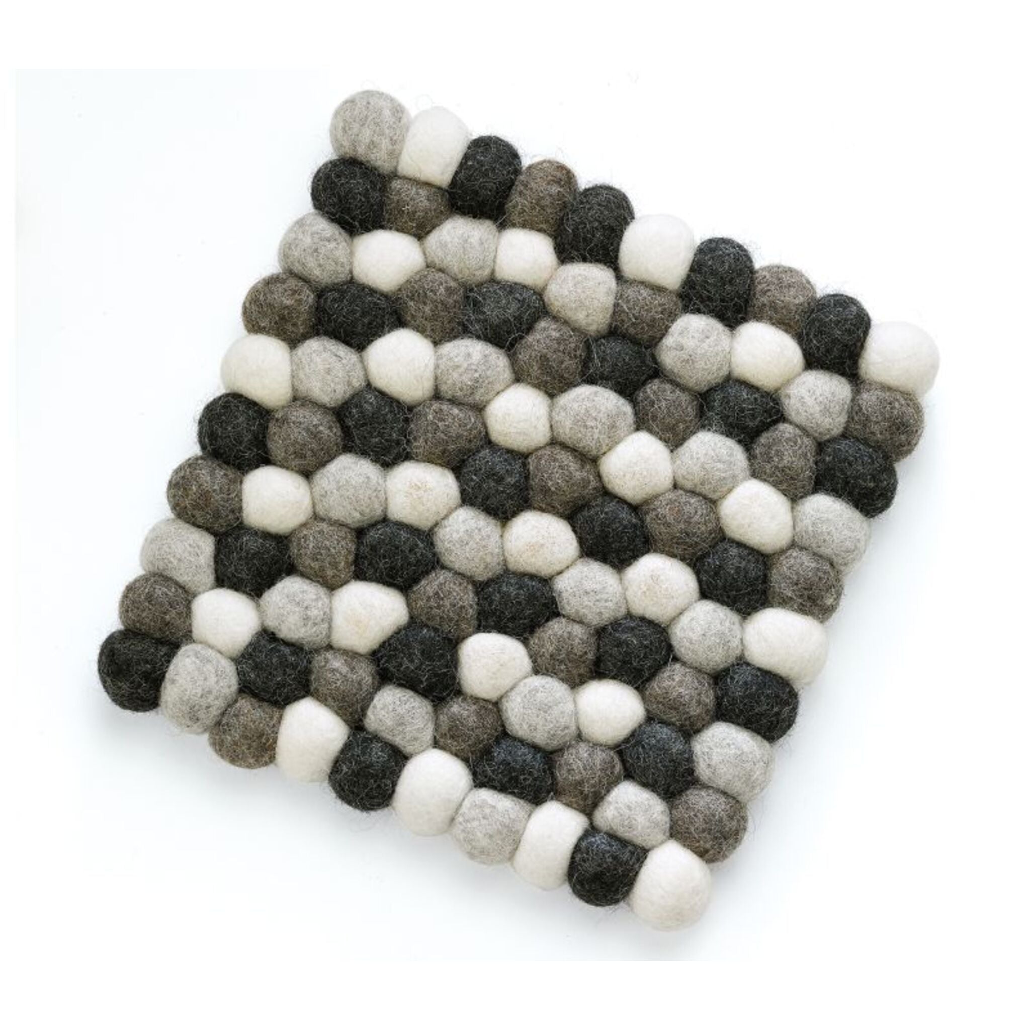 Dessous de verre carré LANA GRIGIO par CILIO