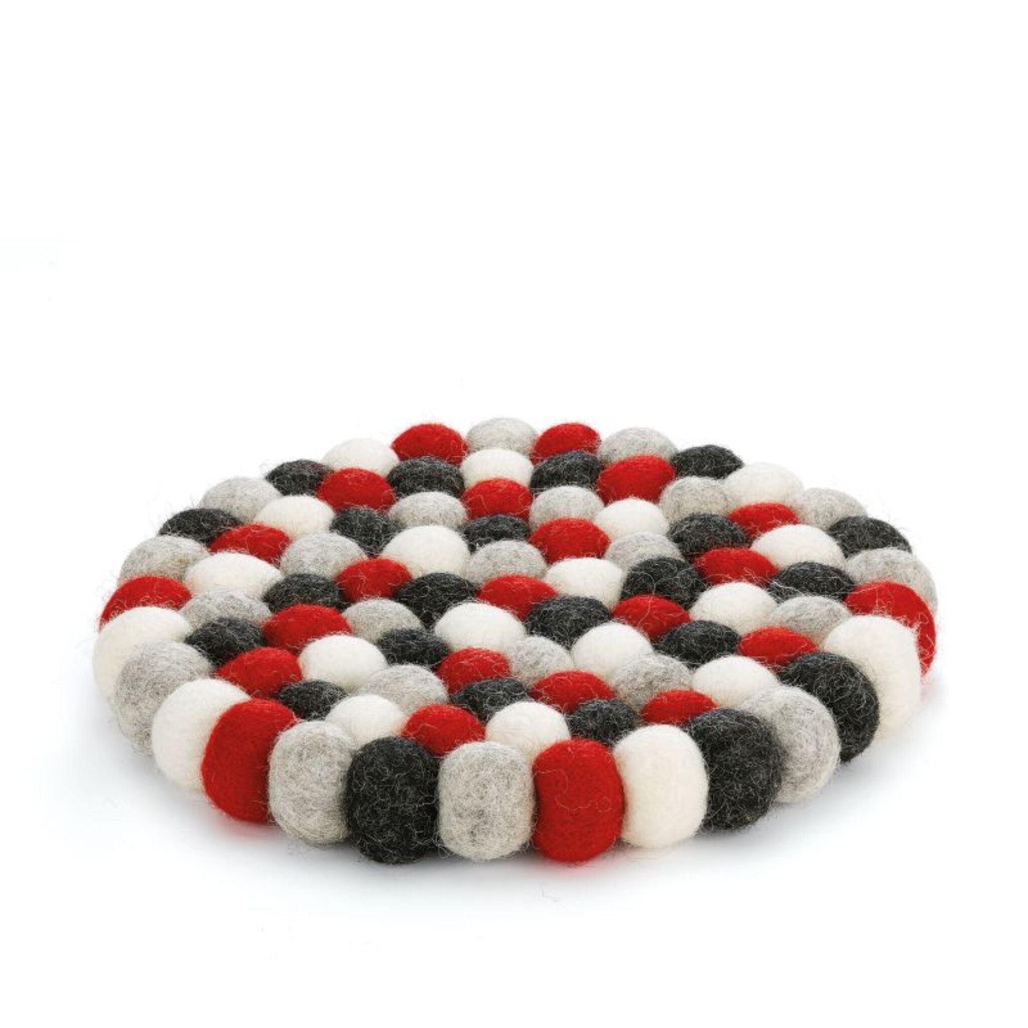 Dessous de verre rond LANA ROSSO par CILIO