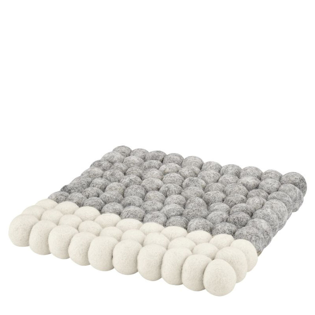 Untersetzer LANA DUE grau-weiß von CILIO