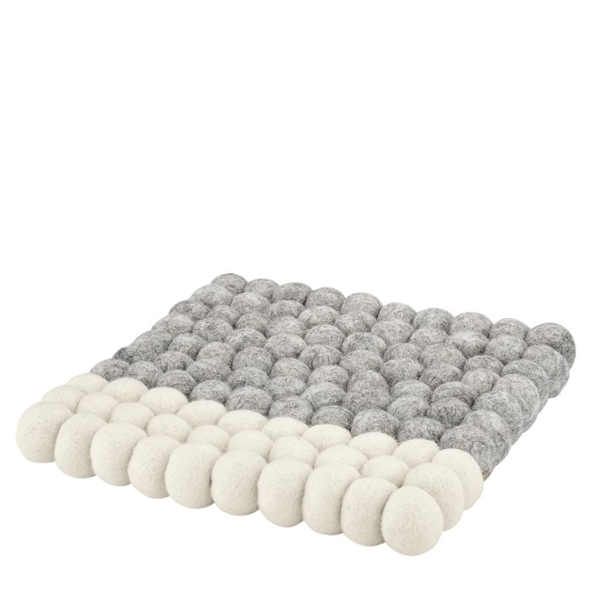 Dessous de verre gris-blanc LANA DUE par CILIO