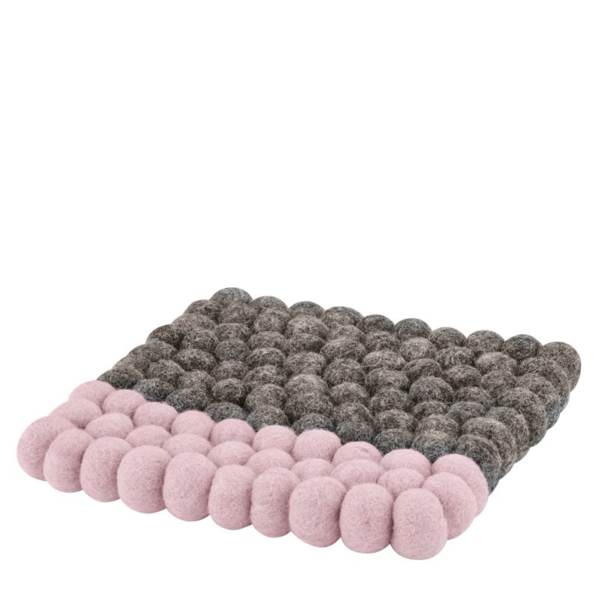 Dessous de verre LANA DUE brun-rose par CILIO