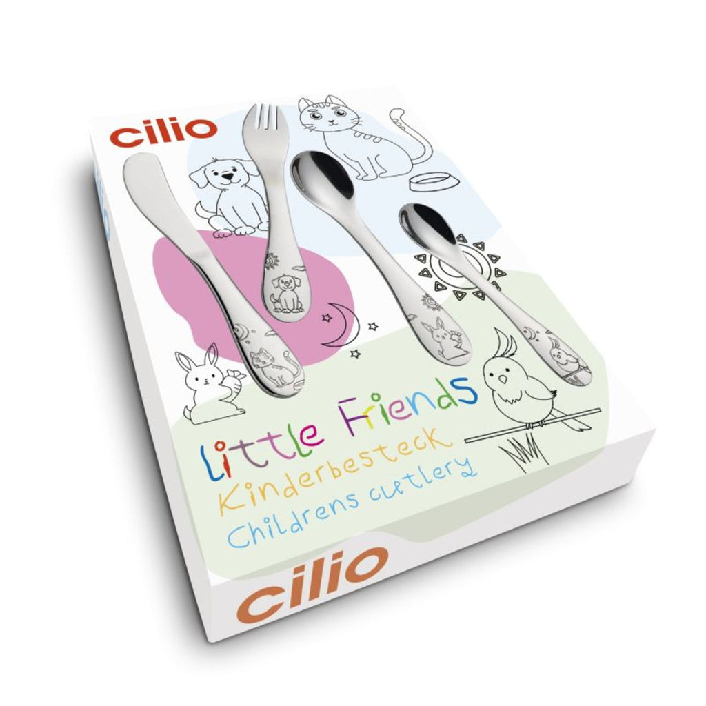 Ensemble de couverts pour enfants 4 pièces LITTLE FRIENDS de CILIO