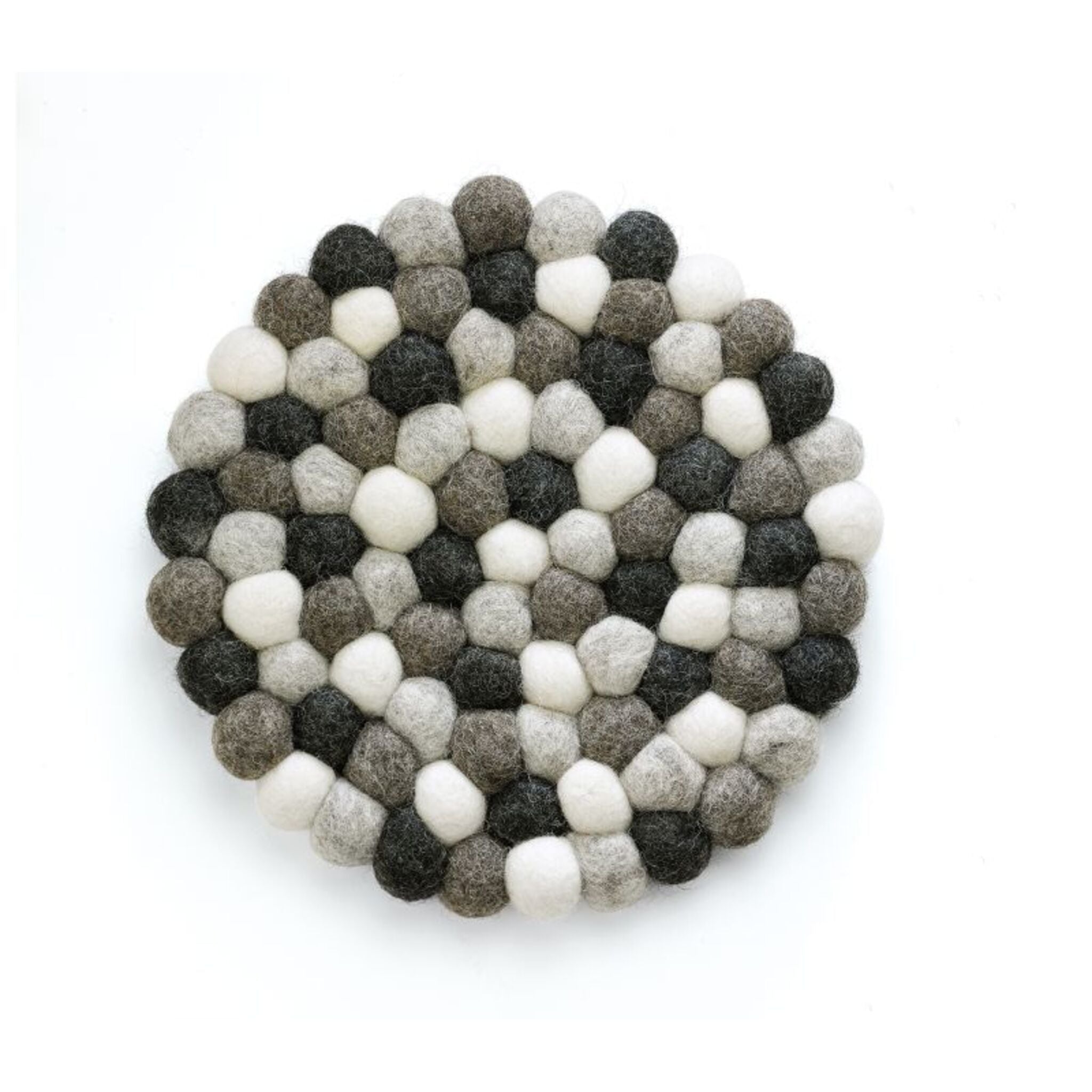 Dessous de verre rond LANA GRIGIO par CILIO