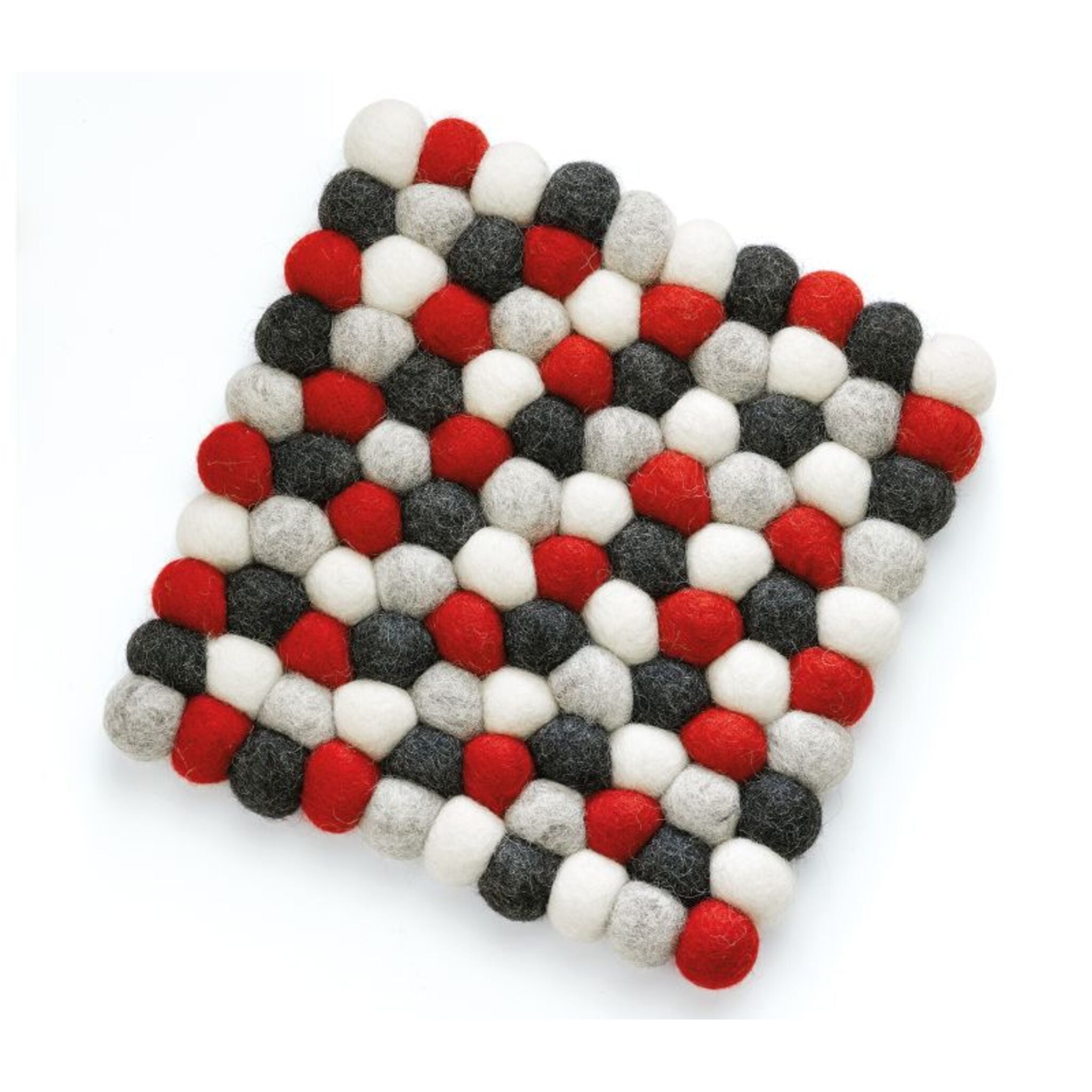 Dessous de verre carré LANA ROSSO par CILIO