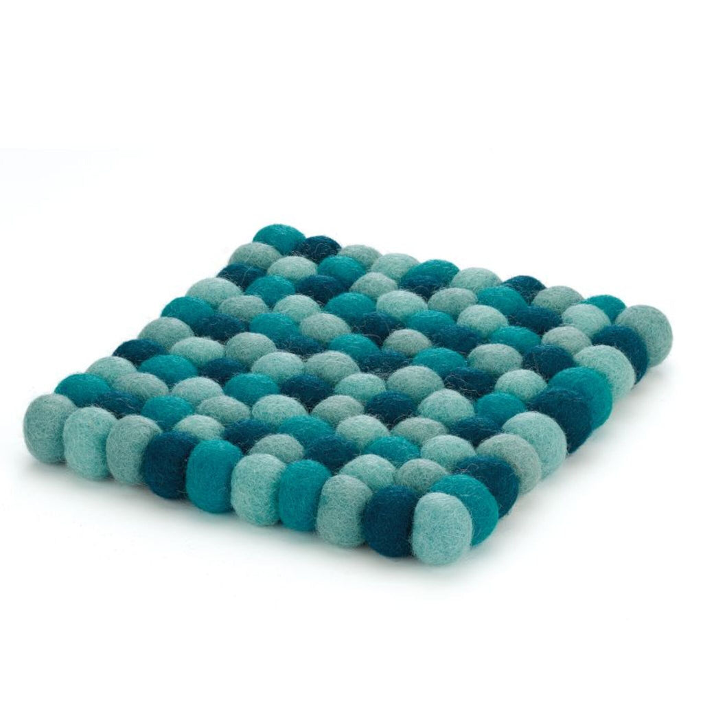 Dessous de verre carré LANA AZZURRO par CILIO