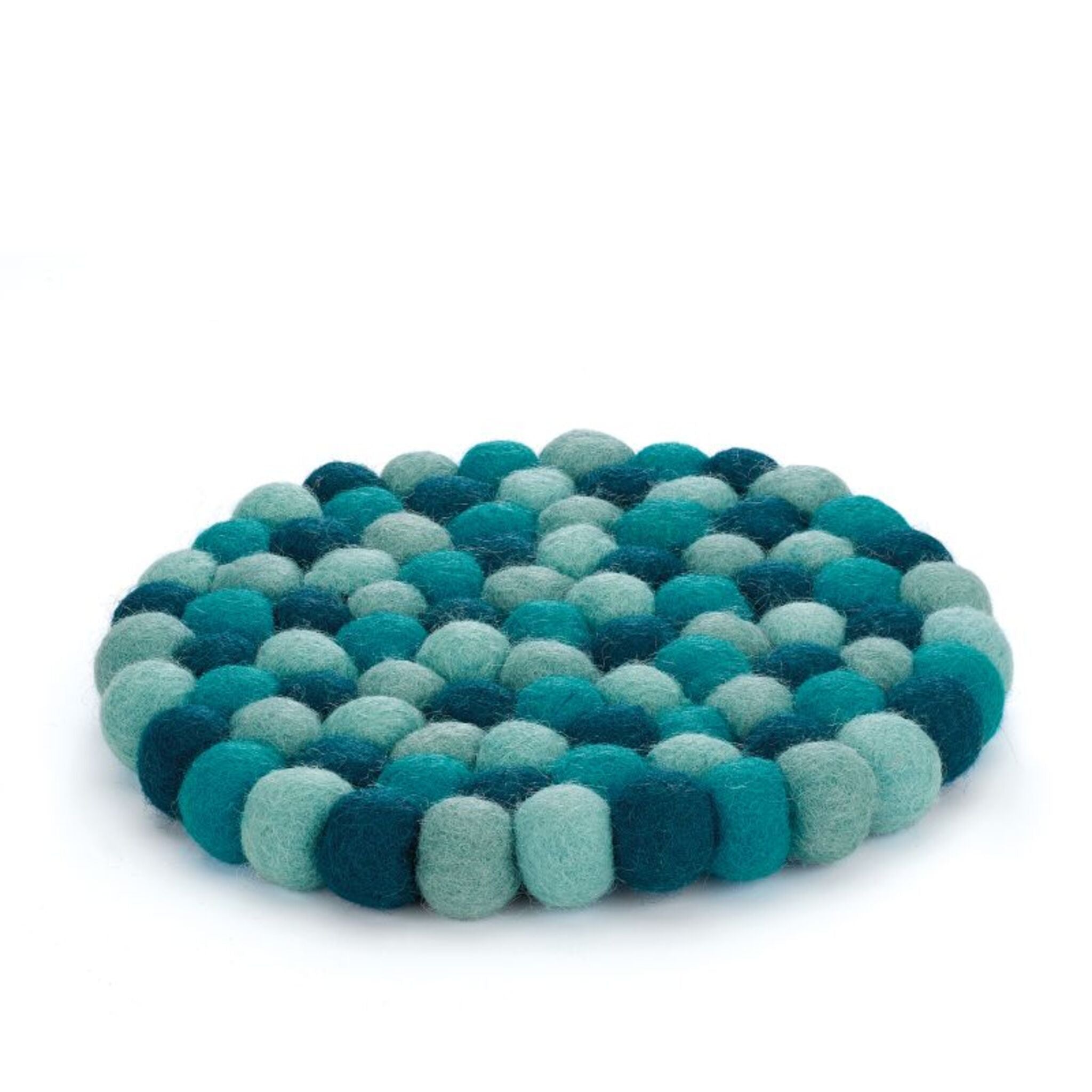 Dessous de verre rond LANA AZZURRO par CILIO