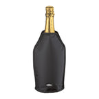 Cilio Kühlmanschette Vino in Schwarz für Champagnerflasche – elegante Flaschenkühlung