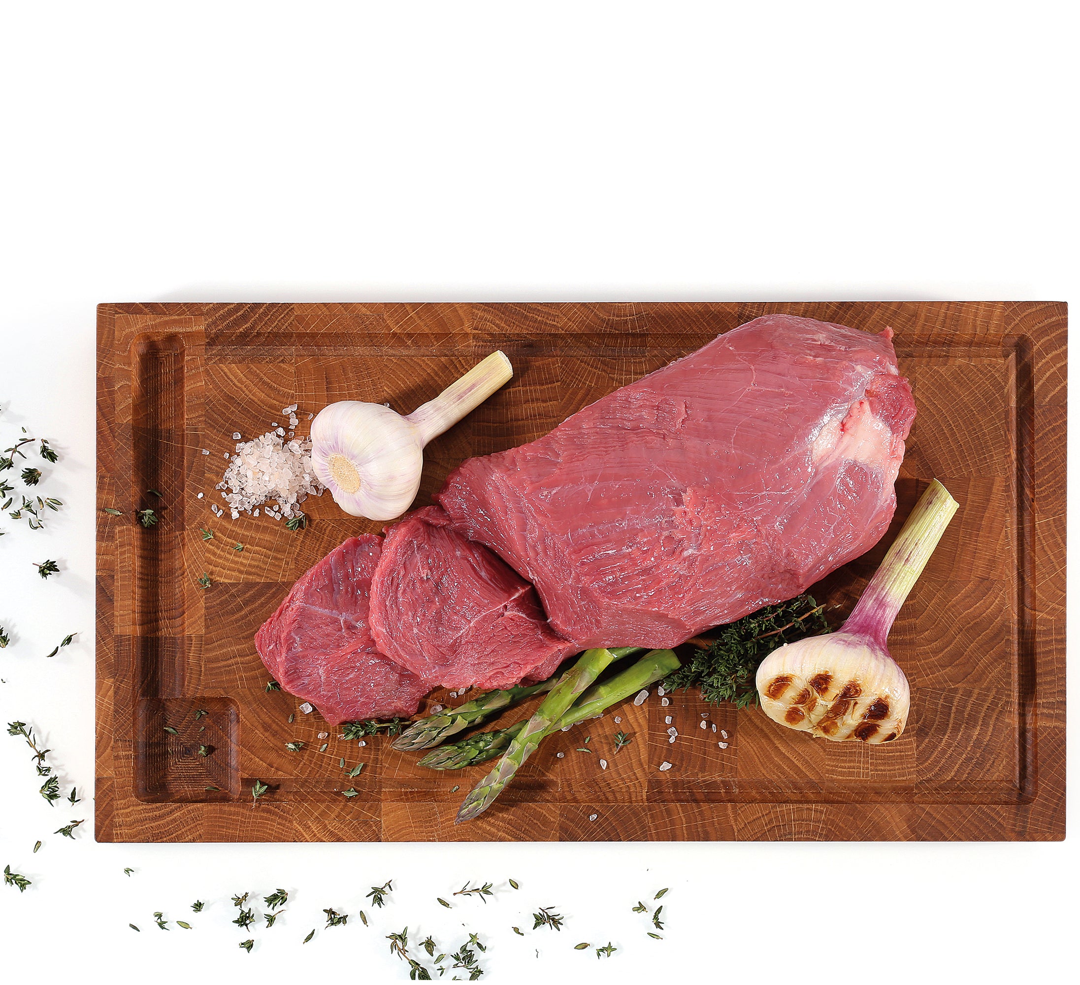 Hackblock Eiche Stirnholz