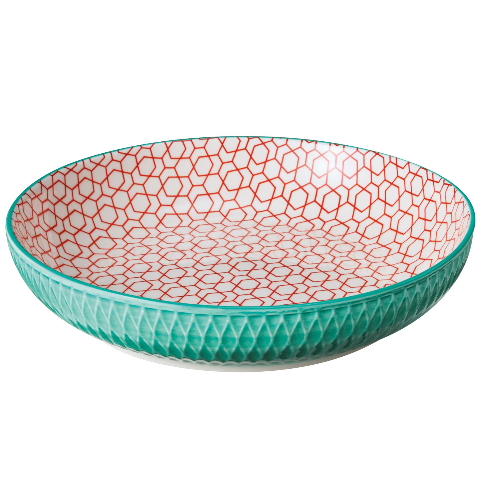 Schale AMICI Rauten türkis 21cm von CILIO