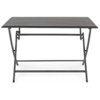 Bizzotto Klapptisch Elin 110x70cm - Stabiler Gartentisch klappbar in Grau