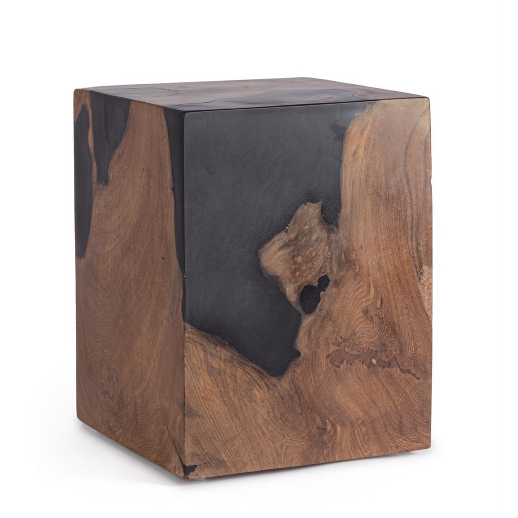 Table d'appoint Melty, noir, 30x30