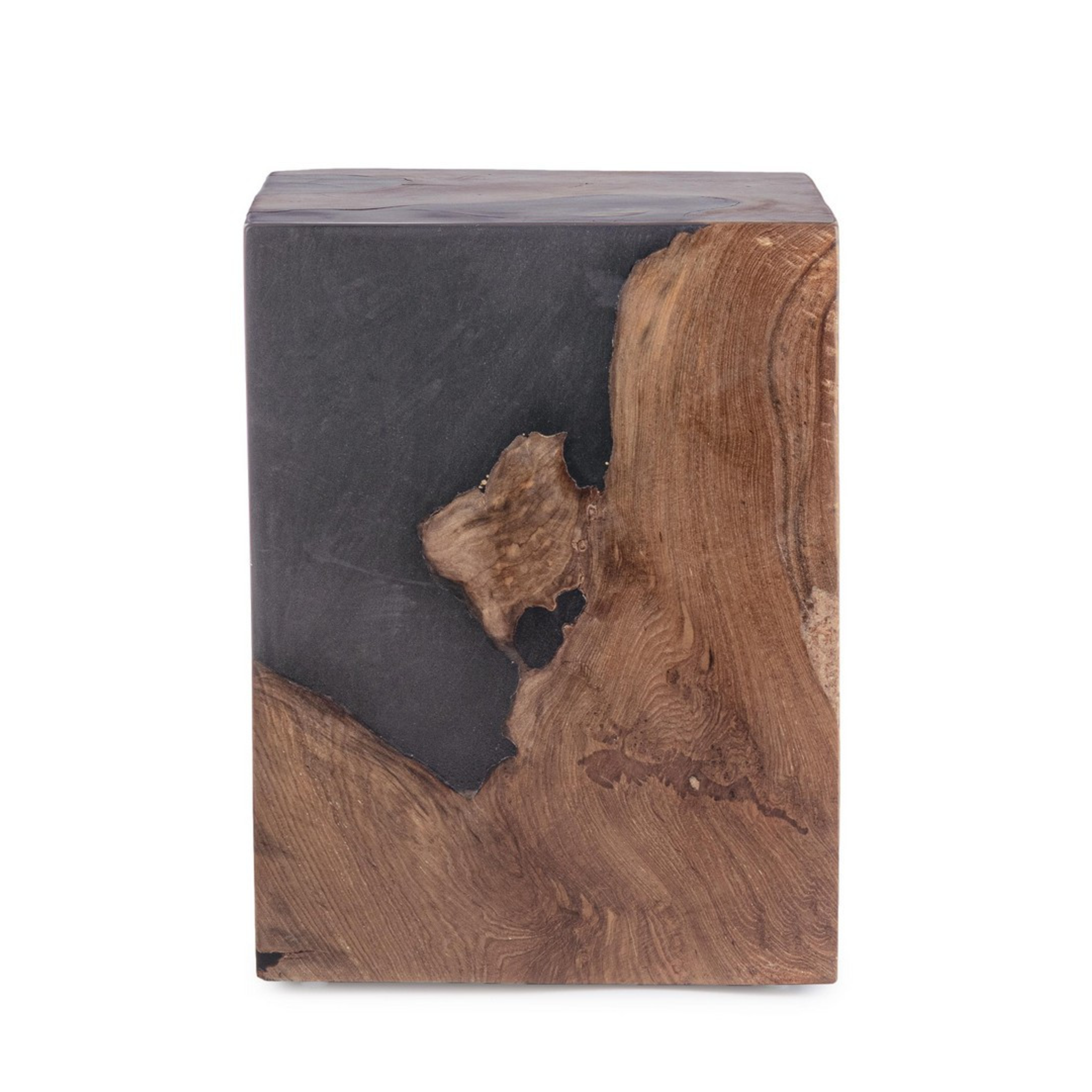 Table d'appoint Melty, noir, 30x30