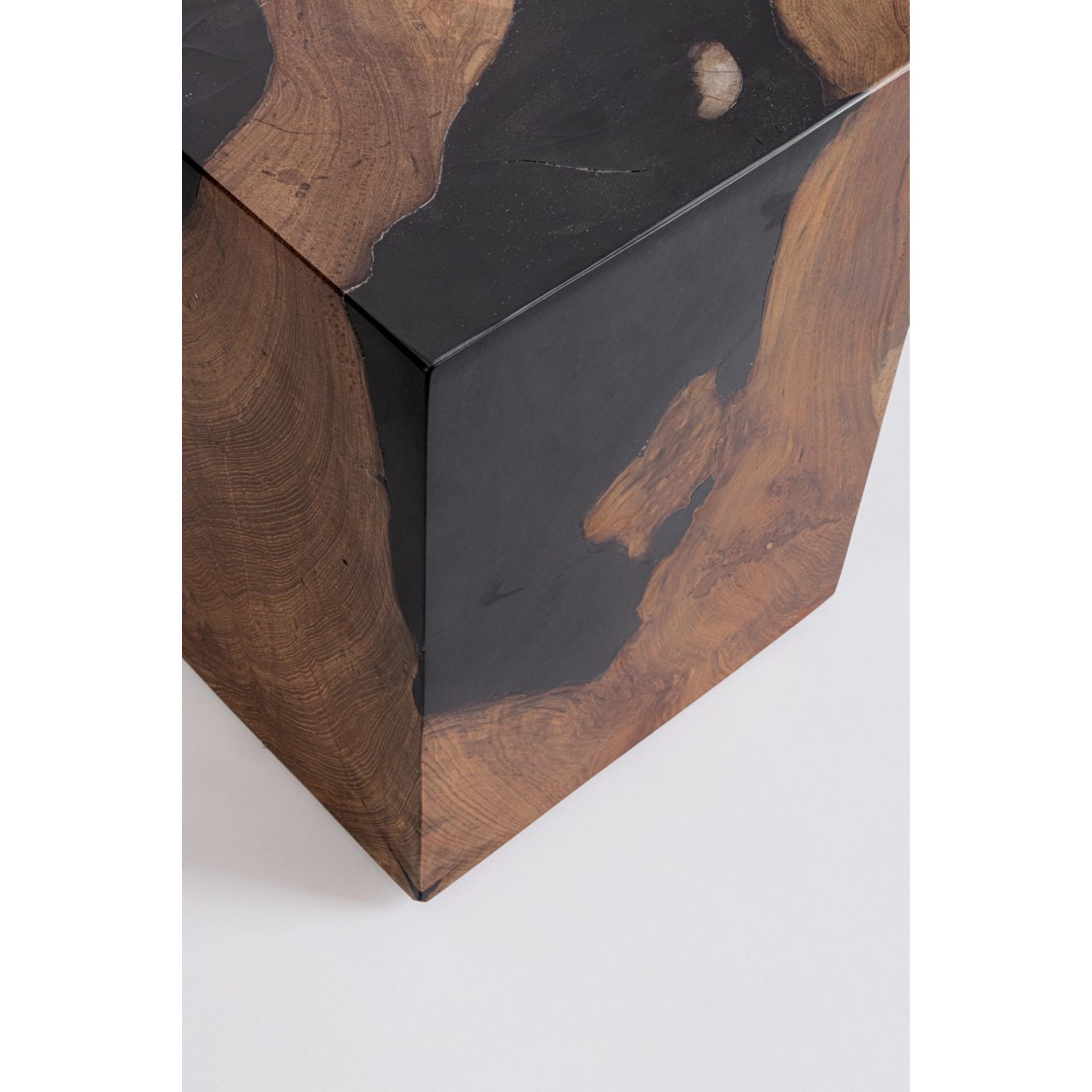 Table d'appoint Melty, noir, 30x30