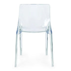 Adele Stuhl transparent - moderner Designerstuhl aus Kunststoff in Kristalloptik von Bizzotto