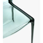 Bizzotto Stuhl Adele transparent - moderner Designerstuhl aus Kunststoff für Esszimmer und Wohnbereich