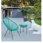 Bizzotto Beistelltisch Parker Spaghetti – moderner Outdoor-Tisch für Garten und Terrasse