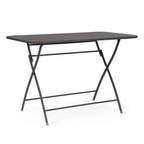 Bizzotto Klapptisch Yvonne - Moderner Gartentisch mit X-Gestell, platzsparend und robust.
