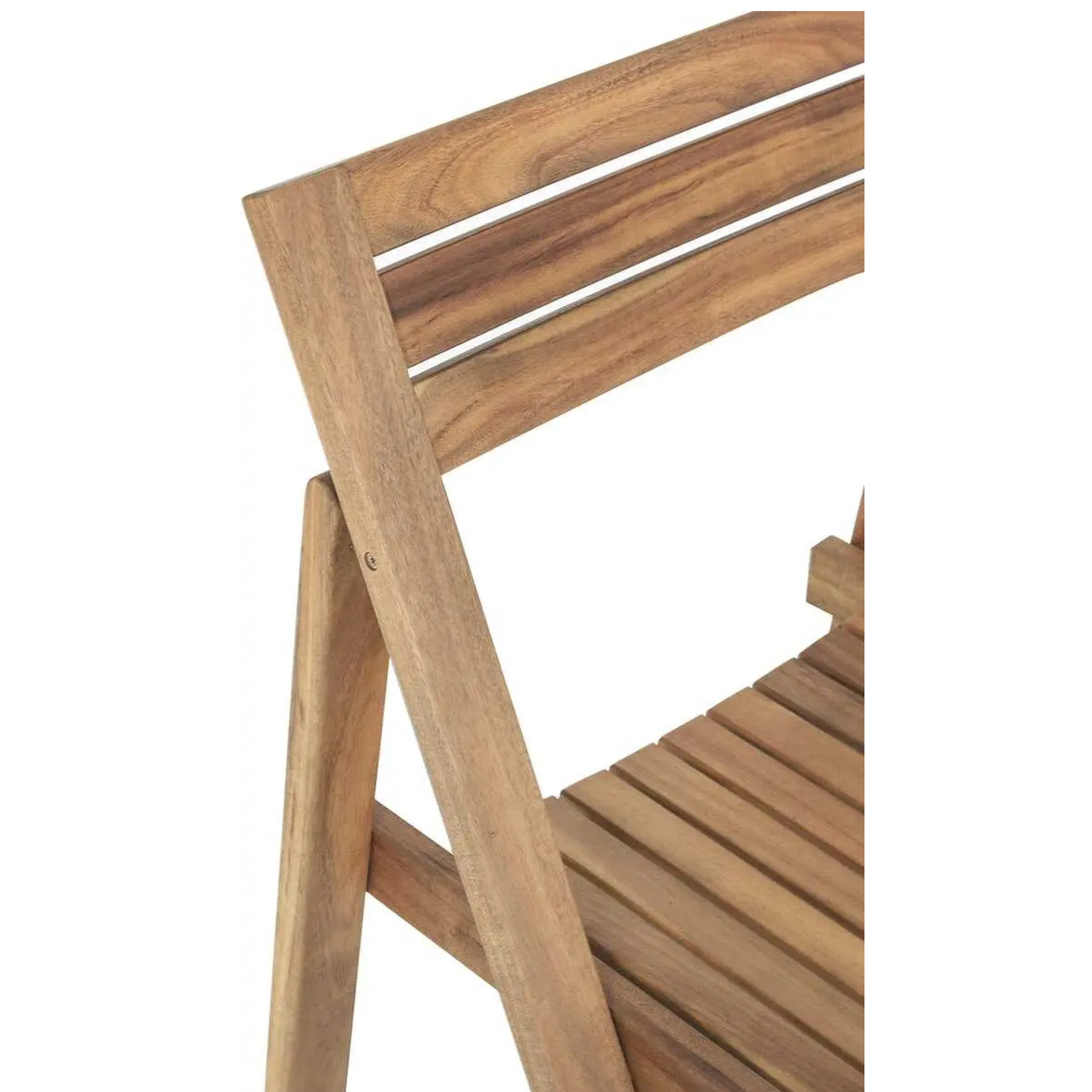 Bizzotto Gartenset Noemi 5-teilig aus Akazie, Gartenmöbel mit Tisch und Stühlen