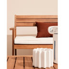 Bizzotto Gartenlounge Set Noemi aus Akazie - modernes Outdoor-Möbelset mit Holzrahmen und Kissen
