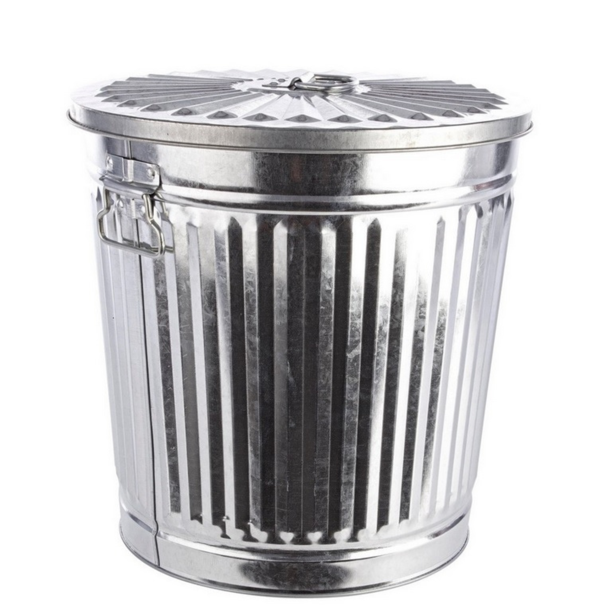 Poubelle galvanisée de Londres