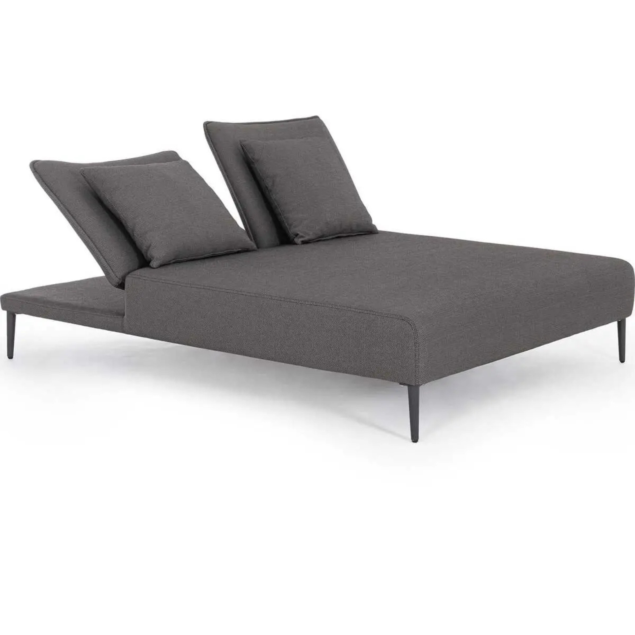 Doppelliege Viper anthrazit