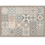 Kalimera Gartenlounge von Bizzotto in Timber Design mit geometrischen Fliesenmustern und klassischen Ornamenten