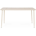 Bizzotto Gartentisch Yara in Beige - Moderner Outdoor-Tisch aus hochwertigem Material