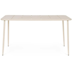 Bizzotto Gartentisch Yara in Beige - Moderner Outdoor-Tisch aus hochwertigem Material