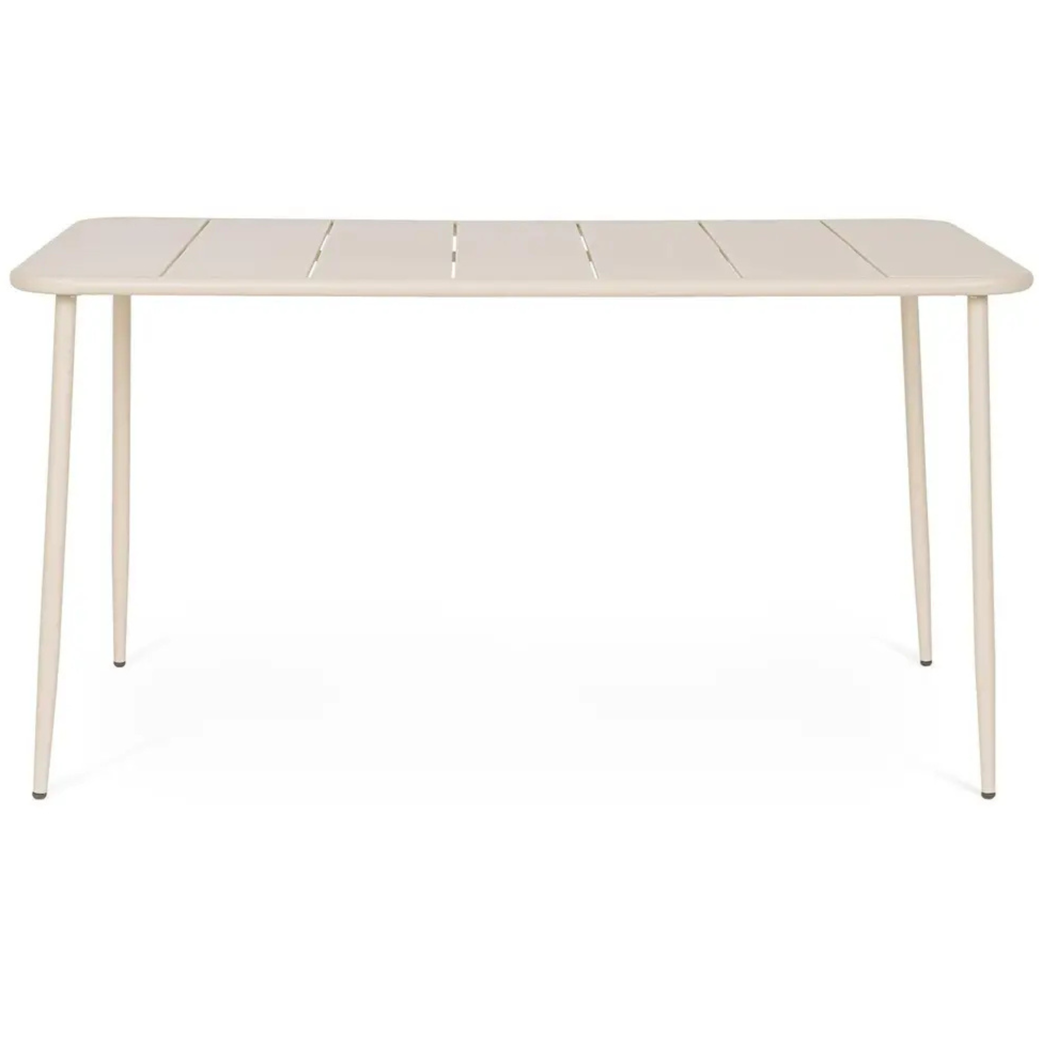Bizzotto Gartentisch Yara in Beige - Moderner Outdoor-Tisch aus hochwertigem Material