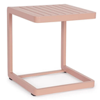 Bizzotto Beistelltisch Konnor in Rose - moderner Gartentisch aus Metall