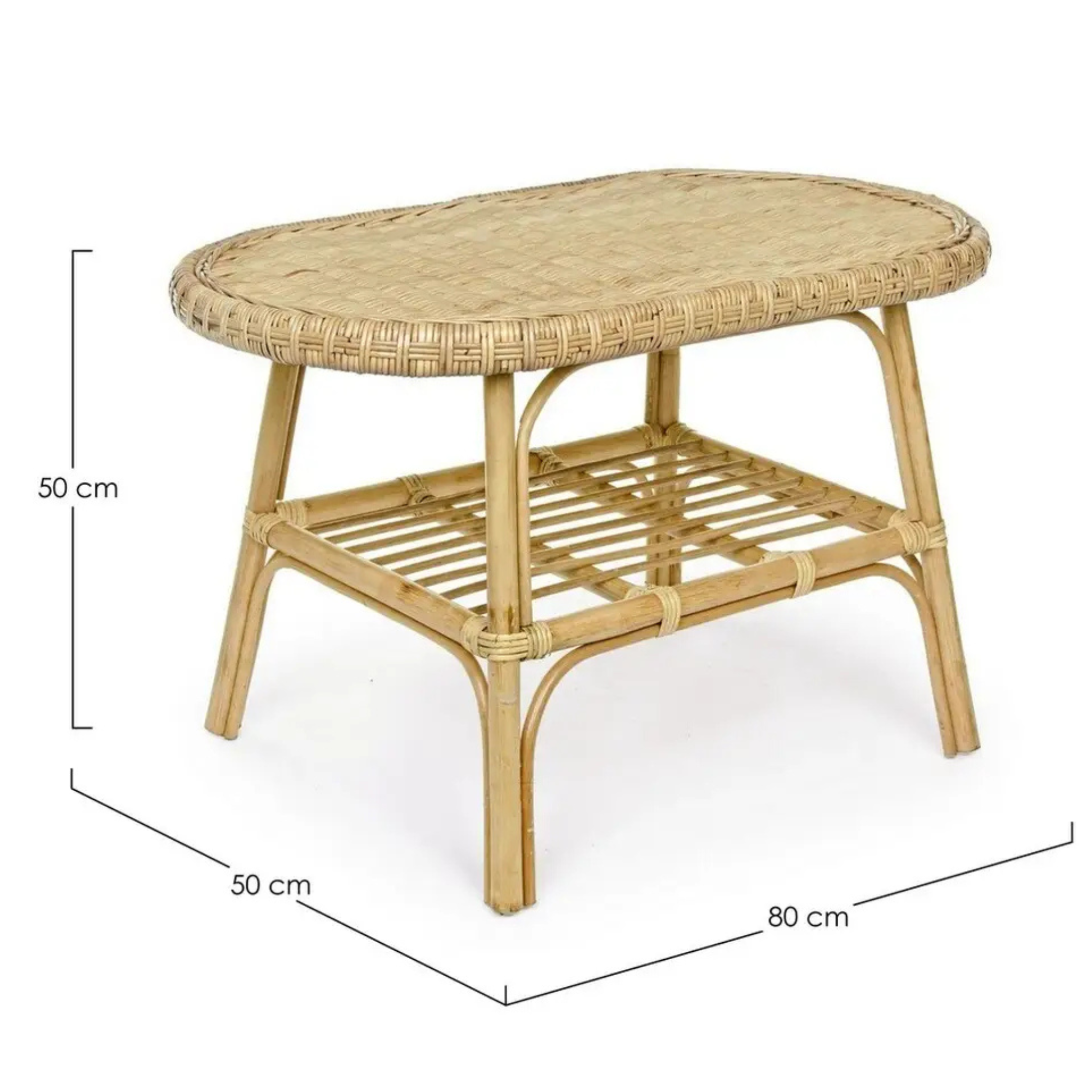 Rattancouchtisch Outdoor