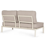 Bizzotto Gerald Gartensofa 2-Sitzer mit Pelican-Polsterung, modernes Lounge-Design