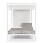 Bizzotto Daybed Konnor weiß mit Himmel und grauem Polster online kaufen