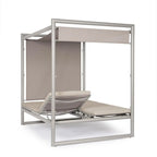 Bizzotto Daybed Konnor Rastin: Aluminium Himmelbett mit Textil-Bezug, modernes Design