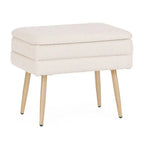 Banc rembourré Olga avec espace de rangement