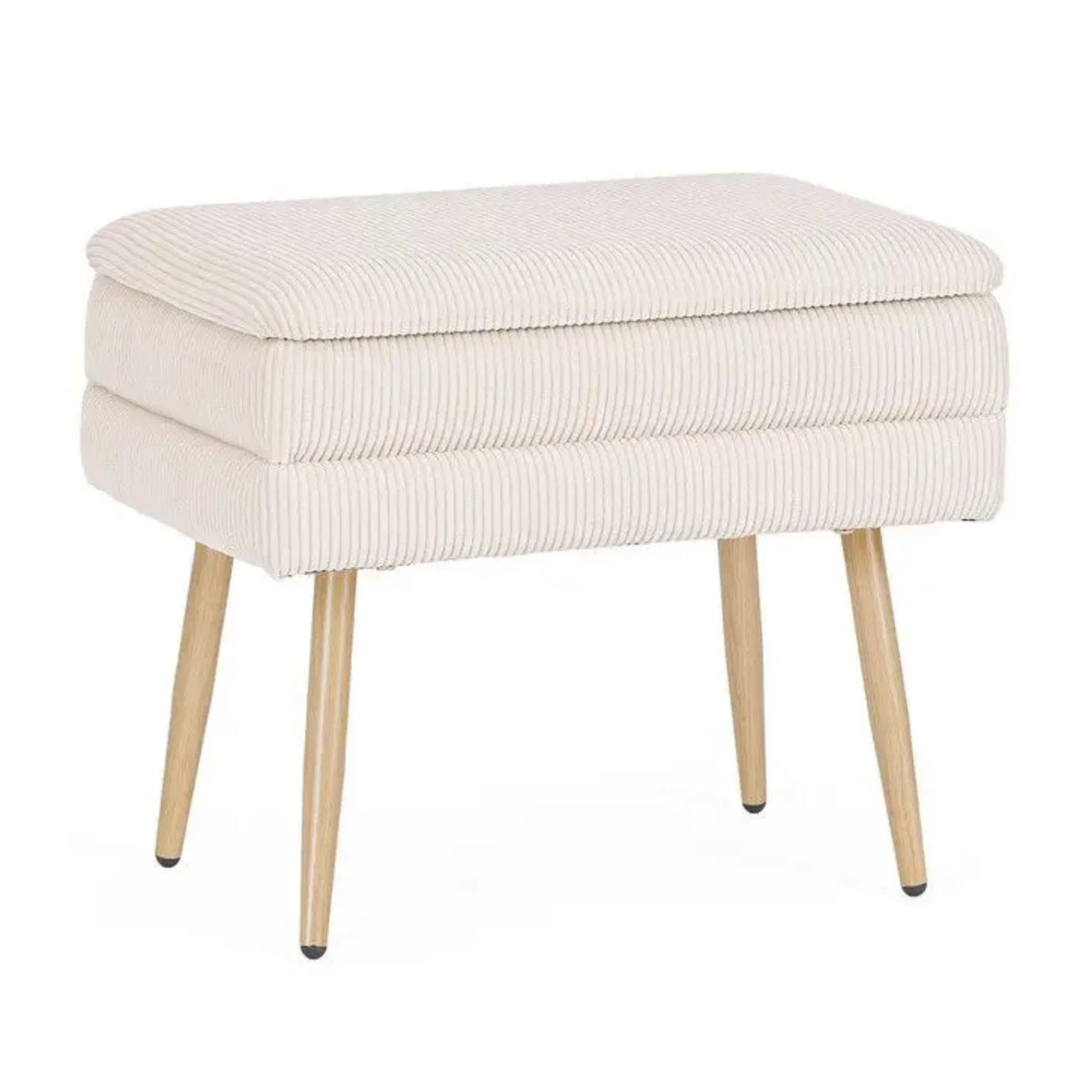 Banc rembourré Olga avec espace de rangement