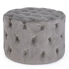 Tabouret Lorella aspect velours
