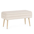 Banquette rembourrée Olga avec rangement
