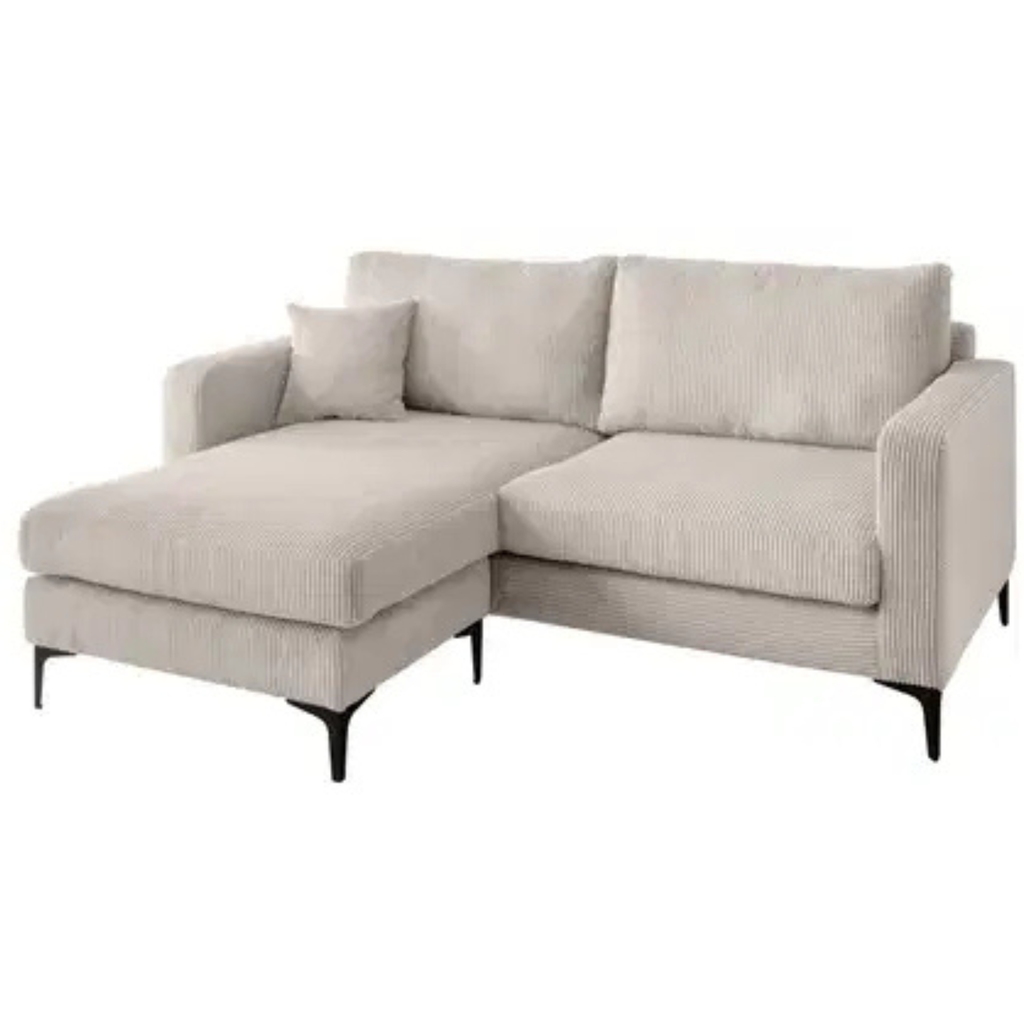 Ecksofa Eliza in Cord beige