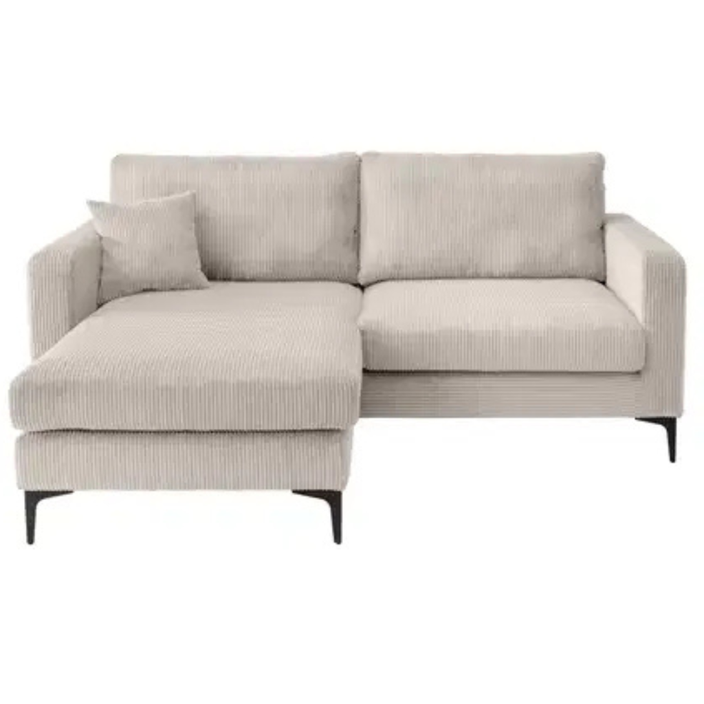 Ecksofa Eliza in Cord beige