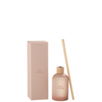 Jolipa Duftspender Rose Réveuse in Rosa mit Holzdeckel, Rattanstäbchen und Geschenkbox