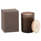 Jolipa Duftkerze Vanille Gourmande im braunen Glas mit Holzdeckel und Geschenkbox von J-Line