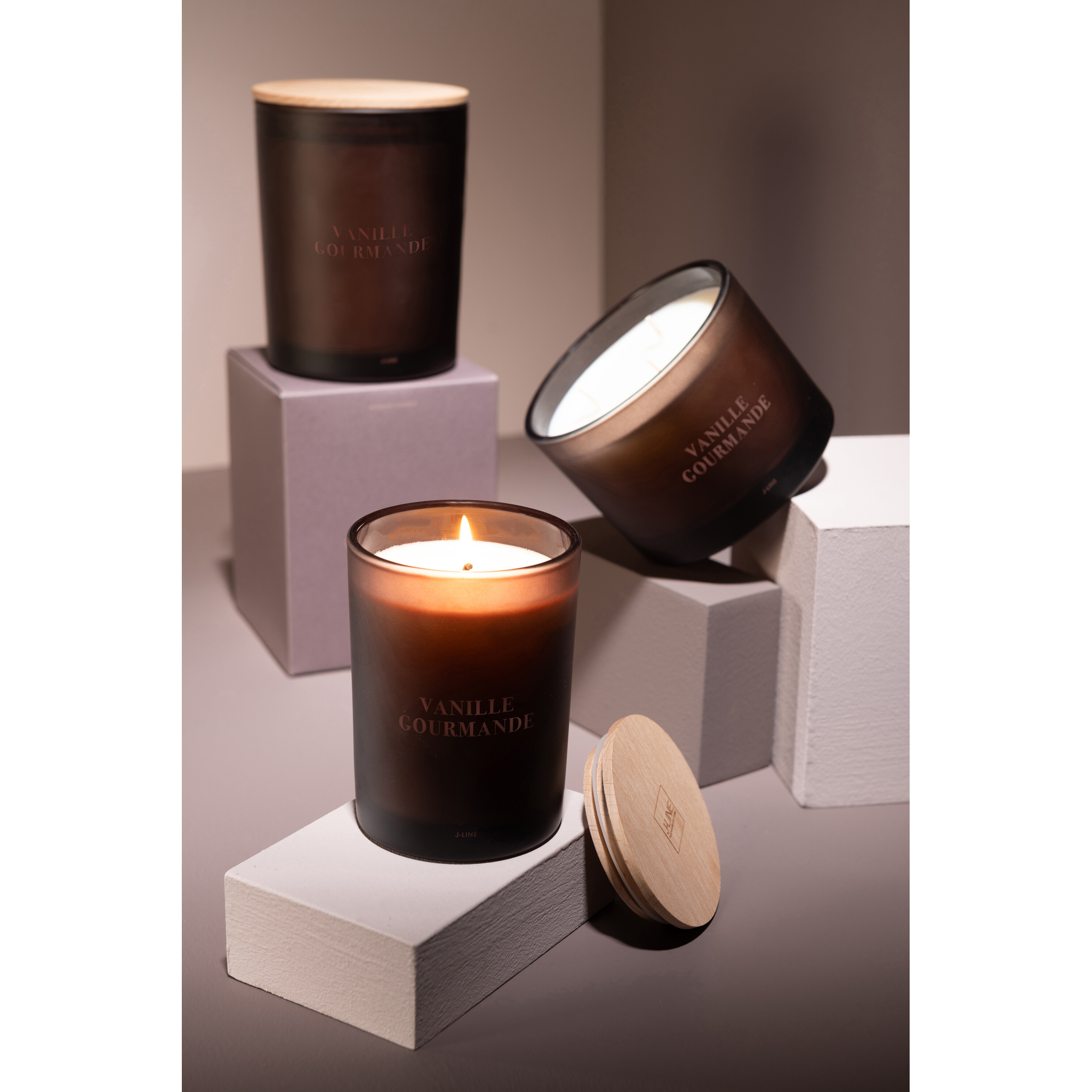 Bougie parfumée Vanille Gourmet, 38 heures, 12,5 cm