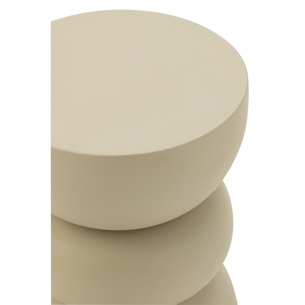 Table d'appoint Lise Eisen, ivoire