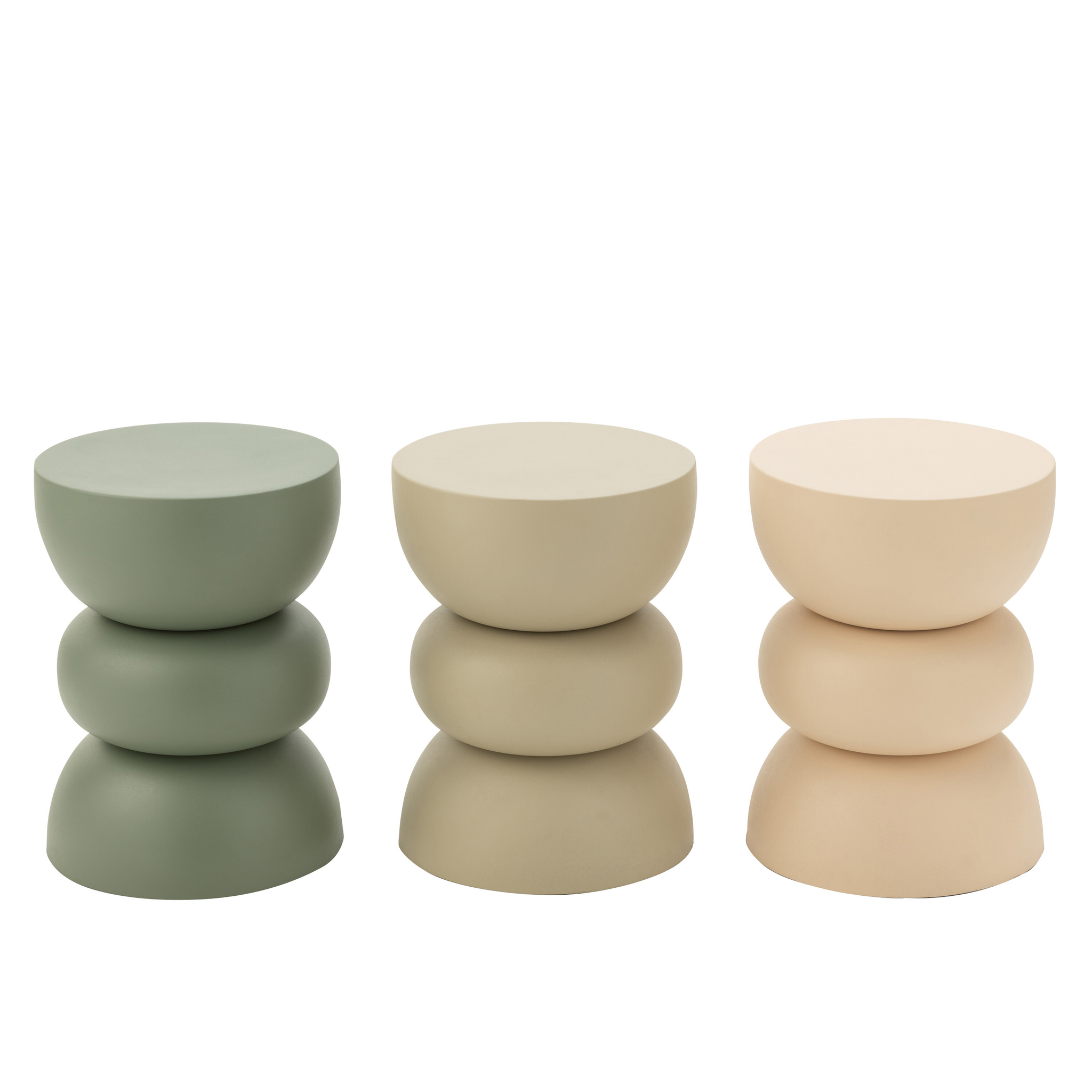 Table d'appoint Lise Eisen, ivoire